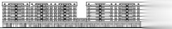 某小区六层商住楼全套建筑施工图(有效果图)