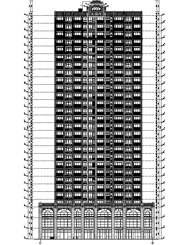 某28层剪力墙商住楼建筑施工图