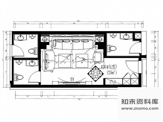 施工图福建豪华国际音乐会所包厢装修图含效果