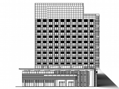 某十三层白领公寓建筑施工图