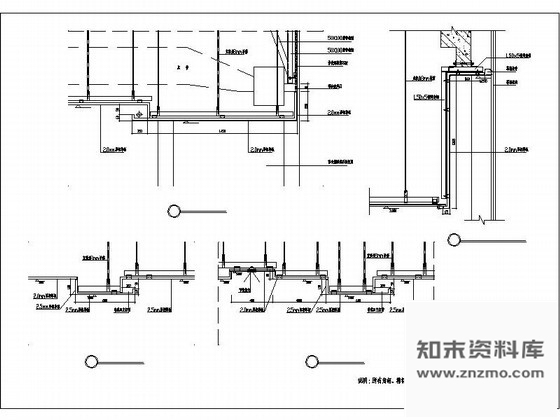 图块/节点大厅吊顶剖面图
