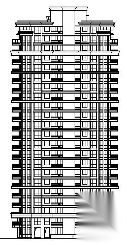 绿城－宁波某花园小区4、6号住宅楼建筑方案图