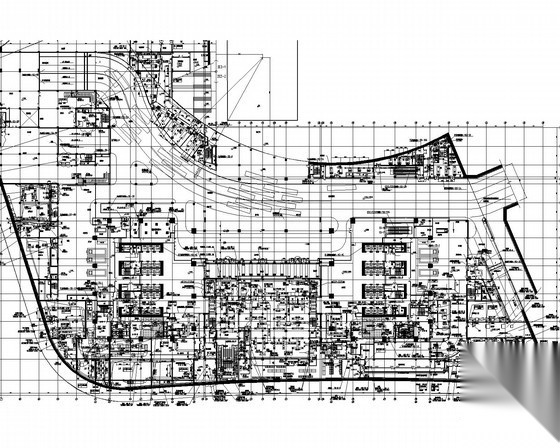 [上海]超高层大厦暖通空调通风排烟系统深化施工图（著名... 建筑暖通