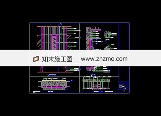 酒店大堂石材柱详图 双开详图 通用节点