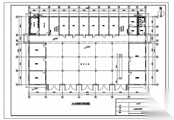 某化工厂消防站给排水图纸及消防站配套器材表 建筑给排水