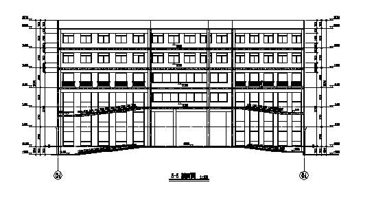 [江苏]某职业技术学院建筑施工图（多动能建筑图纸）