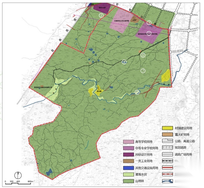 [云南]自然山林大学城景观规划方案