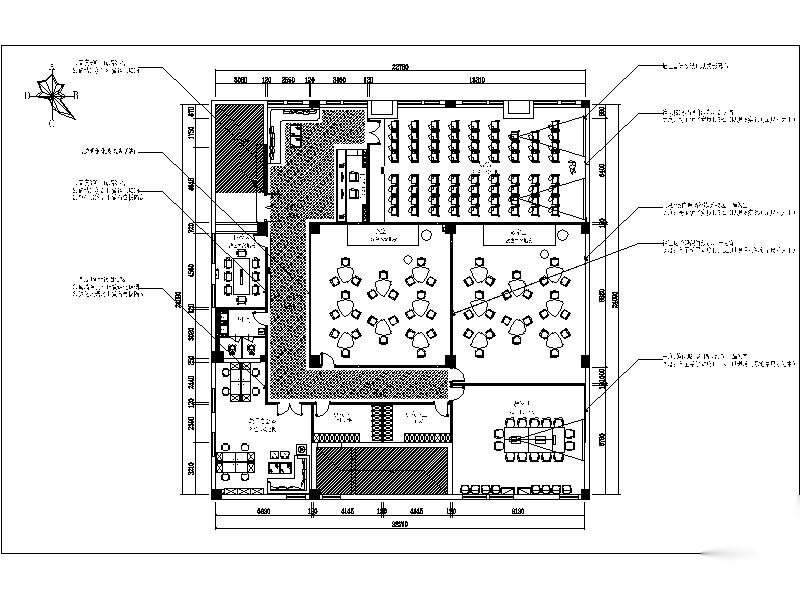 [浙江]现代活泼艺术培训学校设计施工图（含效果图）