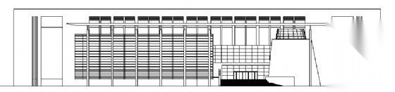 某五层校园图书馆建筑方案图