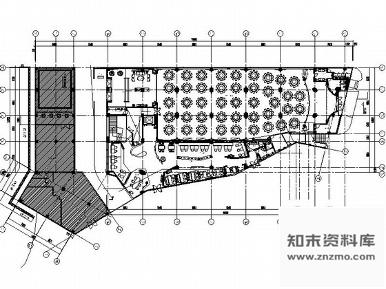 施工图无锡特色精品古典餐厅CAD装修图含效果实景