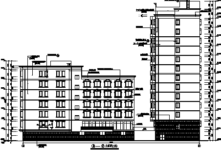 高层框架结构宾馆建筑全套施工图