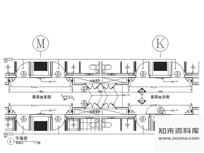 酒店走廊装修详图