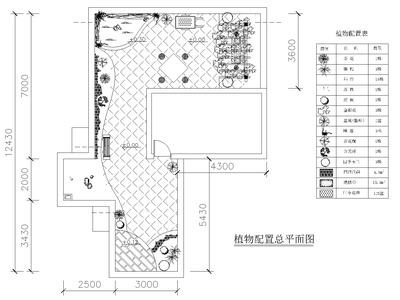 36套屋顶花园景观CAD平面图（各类型的屋顶花园）21-30