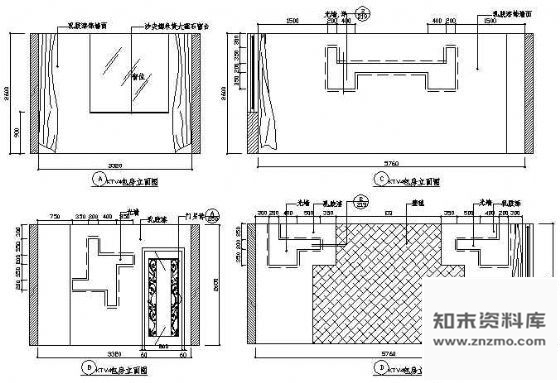 图块/节点KTV包房立面图