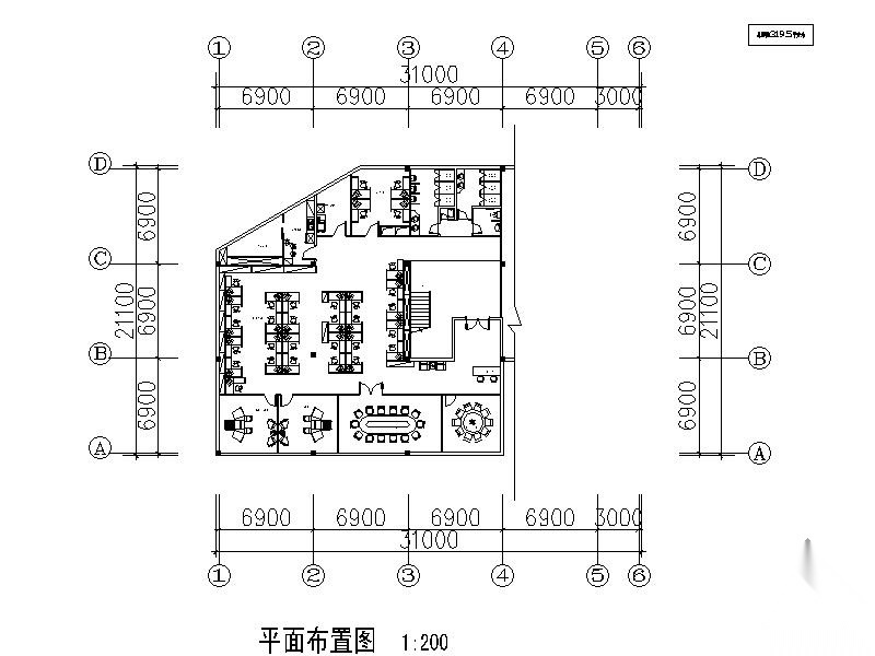 [上海]某置业公司办公空间装修图