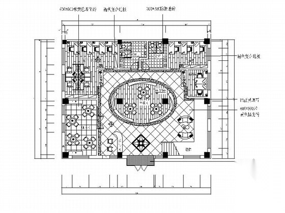 某现代装饰公司办公空间装修图（含效果）