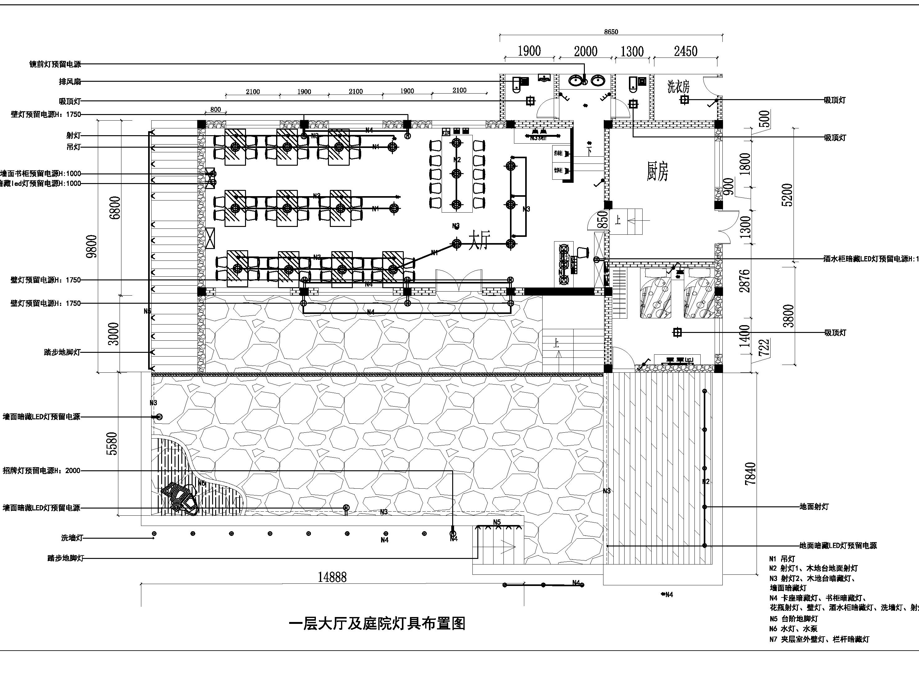 民宿平面图 电路图