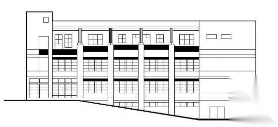 某市医院家属区教室及食堂建筑方案设计