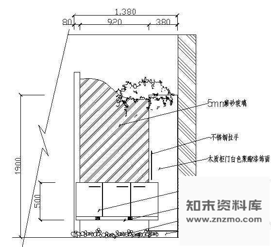 图块/节点玄关衣帽柜 柜类