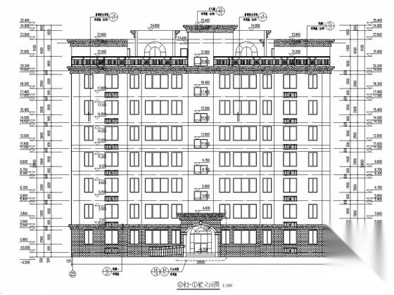 [河南]七层砖混结构住宅楼建筑结构施工图（最新出图）