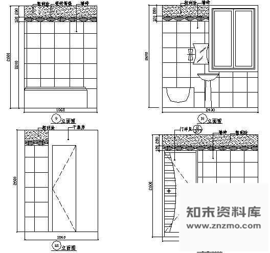 图块/节点VIP房立面图2