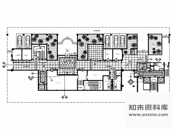 施工图浙江高档地下室休闲会所室内装饰设计CAD施工图