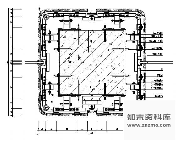 图块/节点石材柱节点图