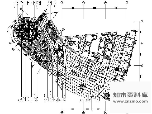 施工图酒店茶吧及商务中心施工图