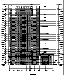 高层教学科研楼建筑施工图（含水暖电全专业图纸）