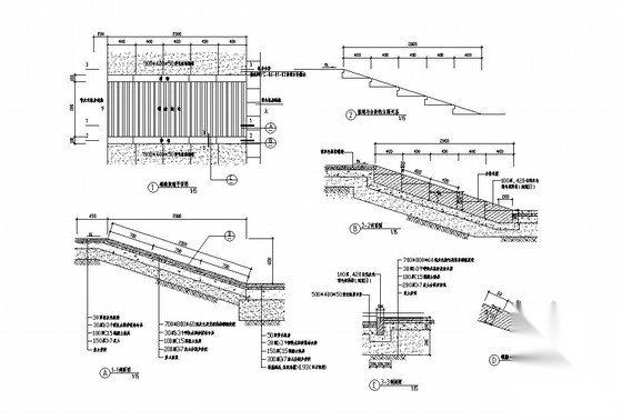 无障碍坡道施工大样图
