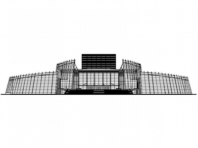 [福建]某五层大型剧院建筑施工图