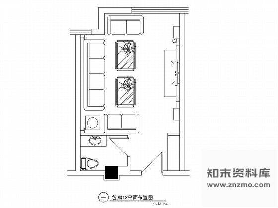 施工图某欧式娱乐会所包房12装修图