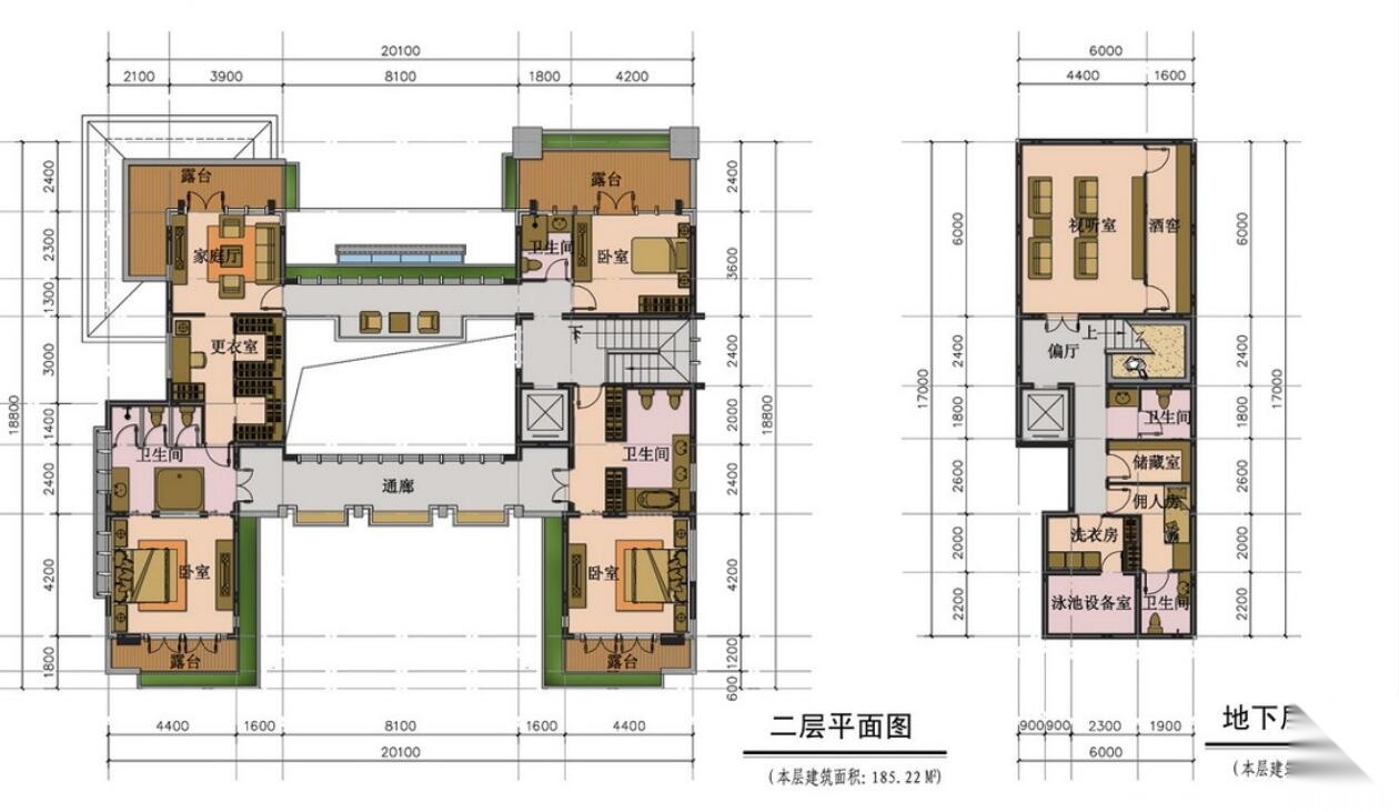 联排别墅豪宅户型设计图