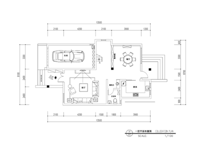 罗曼时光欧式风格住宅设计方案+施工图（JPG+CAD）60页 平层