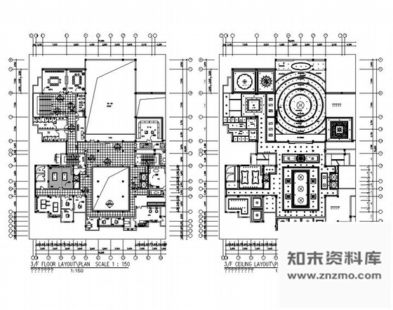 青岛某星级酒店平面图