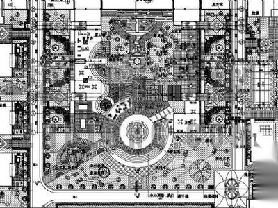 某广场环境设计施工图