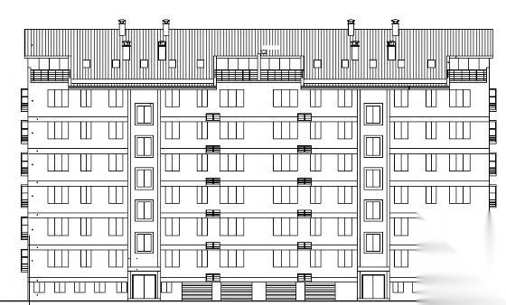 某六层住宅楼建筑施工图