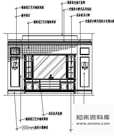 餐厅立面图