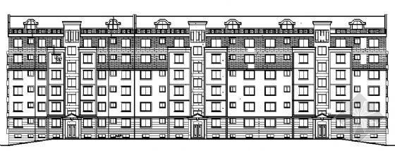 某六层住宅楼建筑方案图