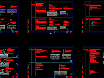 CAD地面节点做法详图