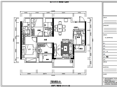 云山峰境9座罗先生家居施工图 平层