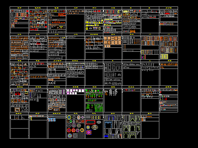室内装饰CAD图块 家具 表 工艺品等