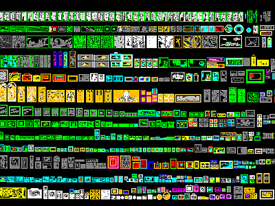 CAD素材 装饰画 100多个样式