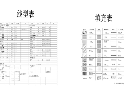 施工图图层线性标准参考最新版 图库