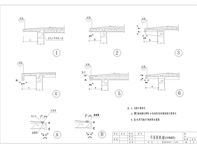 常用屋面标注做法节点详图 建筑通用节点