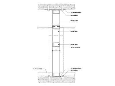 钢架墙节点图二 纵剖