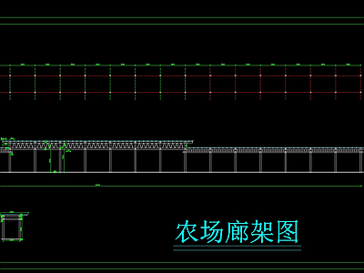 简约大气木廊架