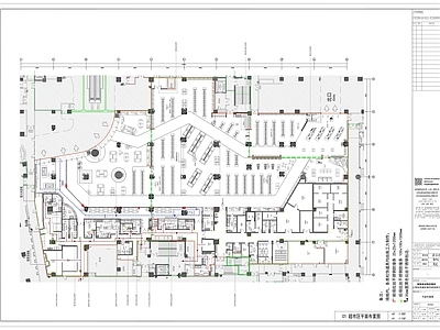 绿地生活超市装修 CAD 施工图 效果图 其他