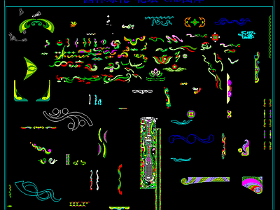 园林绿化 坛 CAD图库 施工图