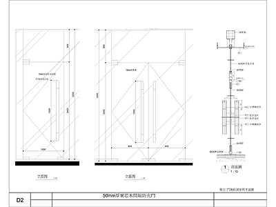 玻璃门 施工图 通用节点
